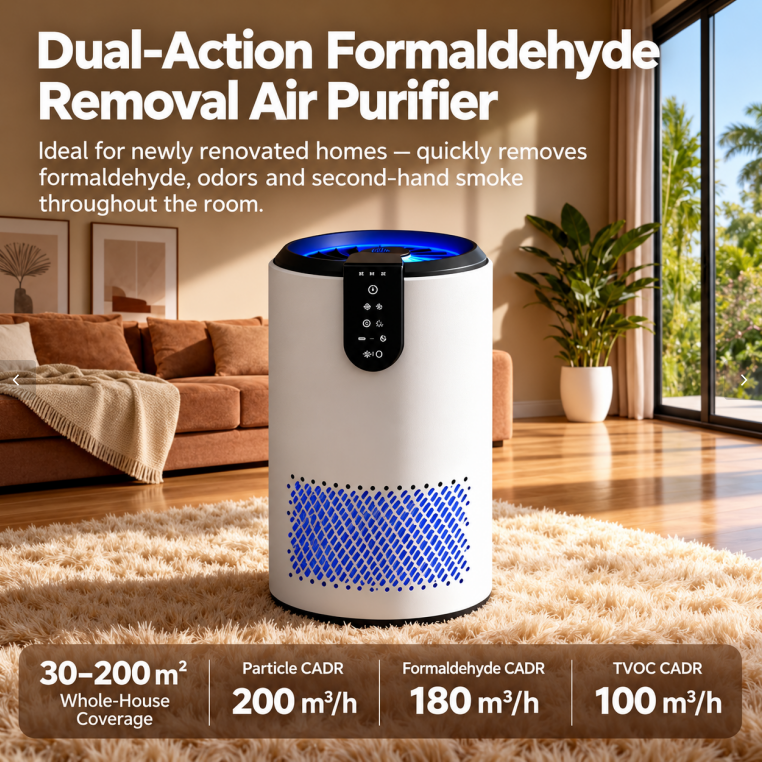 Smart Air Purifier Compact | 5 year filter | Removes 99.97% of haze ...