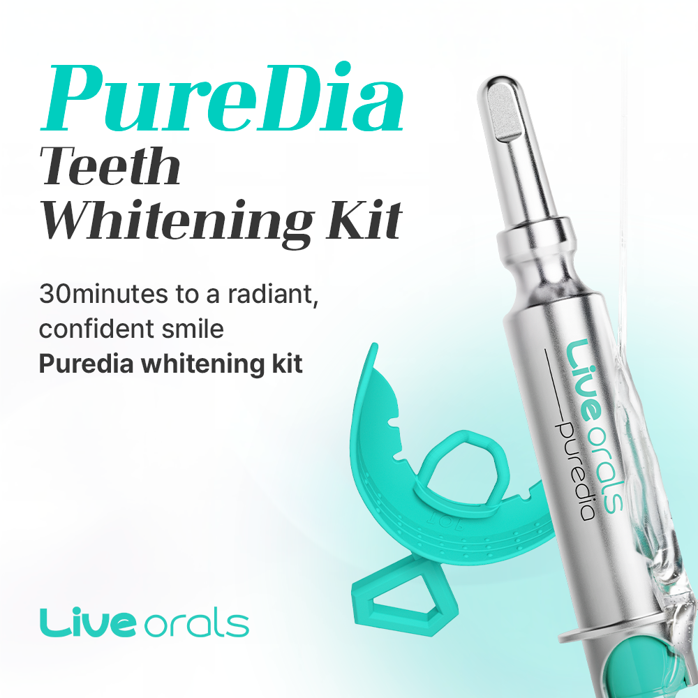 Liveorals Puredia Teeth Whitening Gel 10g 2 Weeks Supply Korea S No