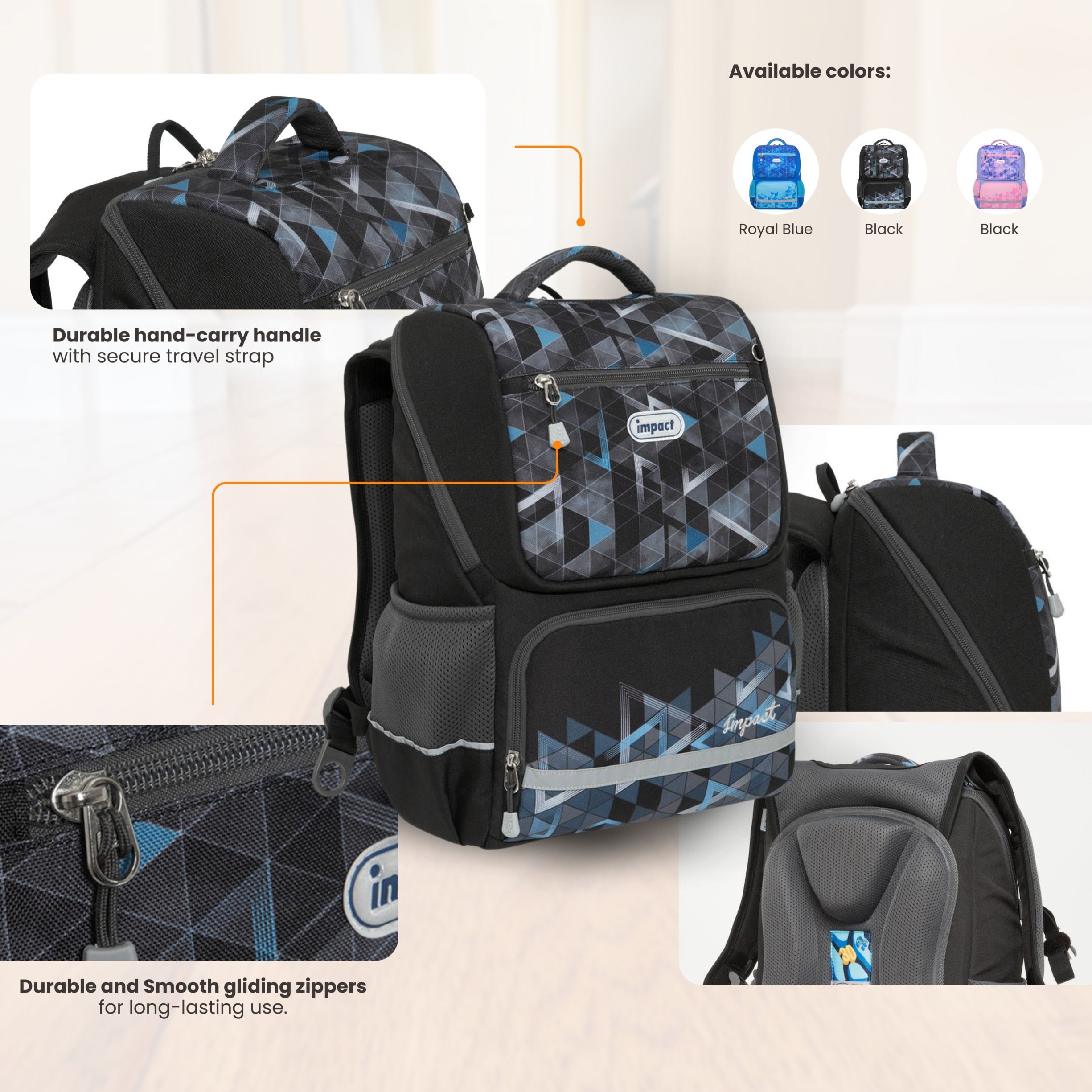 Ergoworks x Impact Ergonomic School Backpack | Lightweight for Primary ...