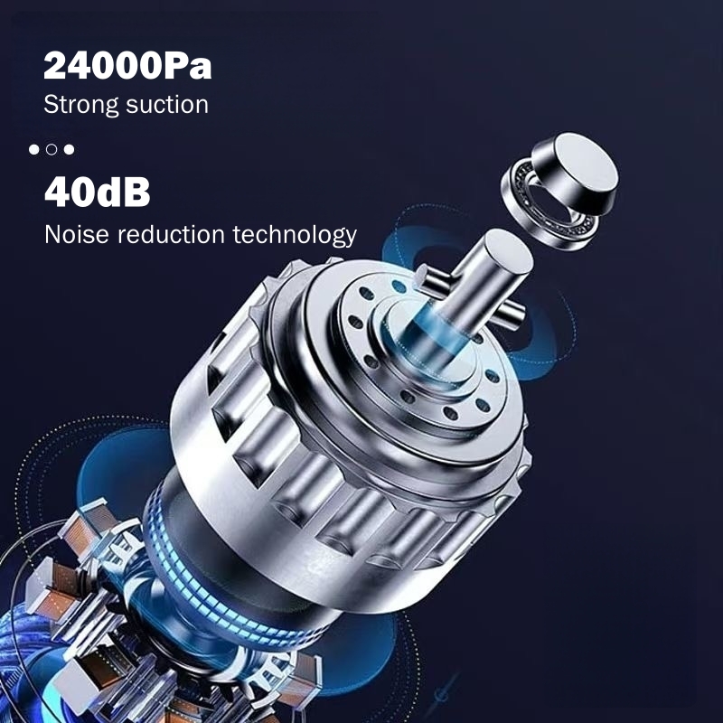 Zenno Powerful 24000Pa Cordless Handheld Vacuum Cleaner with Strong ...