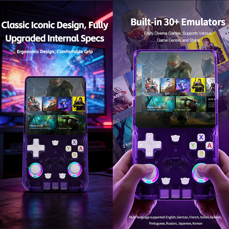 New R36 X36 Ultra R36s Retro Handheld Video Game Console WIFI Battle ...
