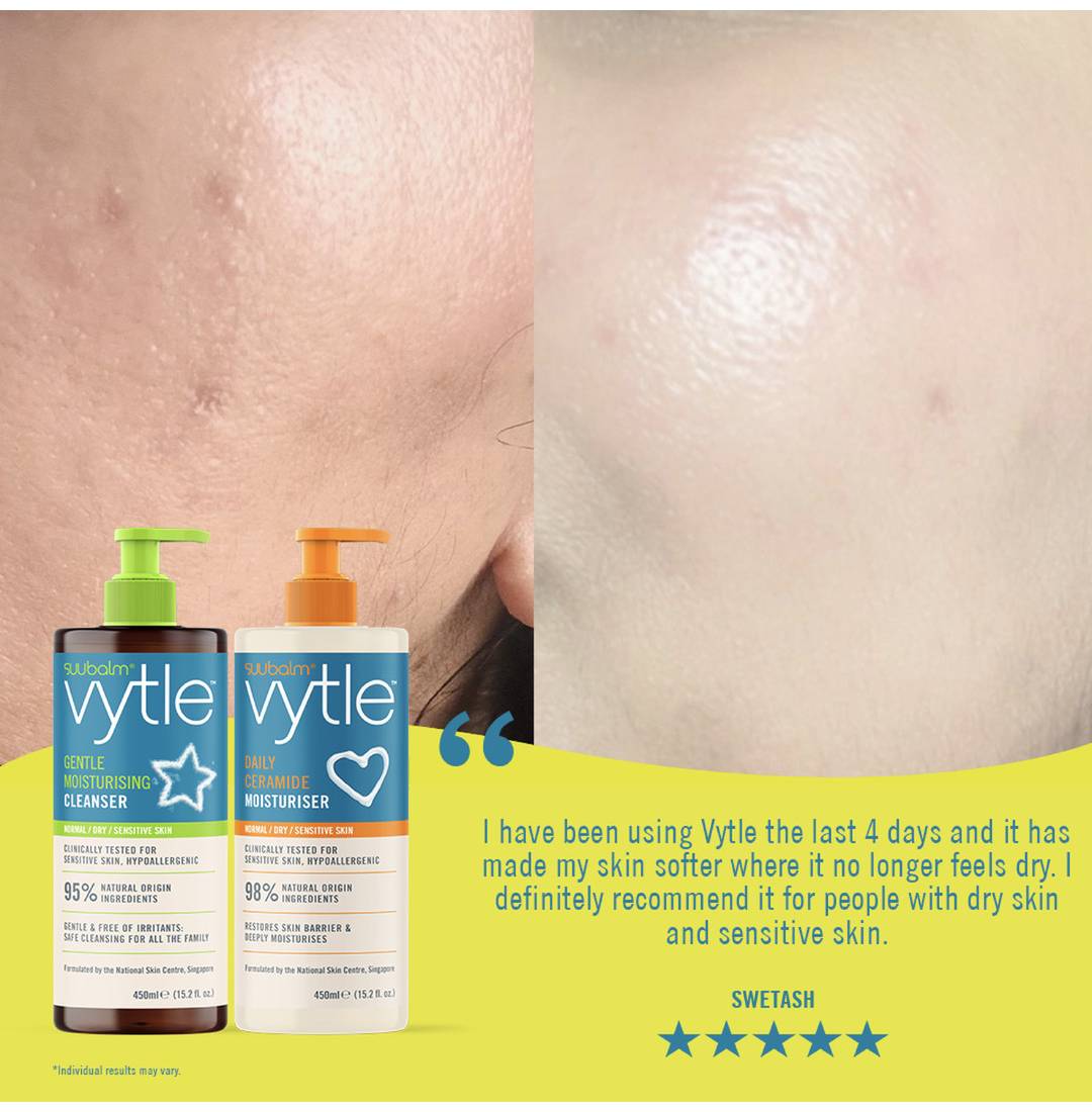[Adult & Kids] Vytle Gentle Moisturising Cleanser 450ml (Face & Body ...