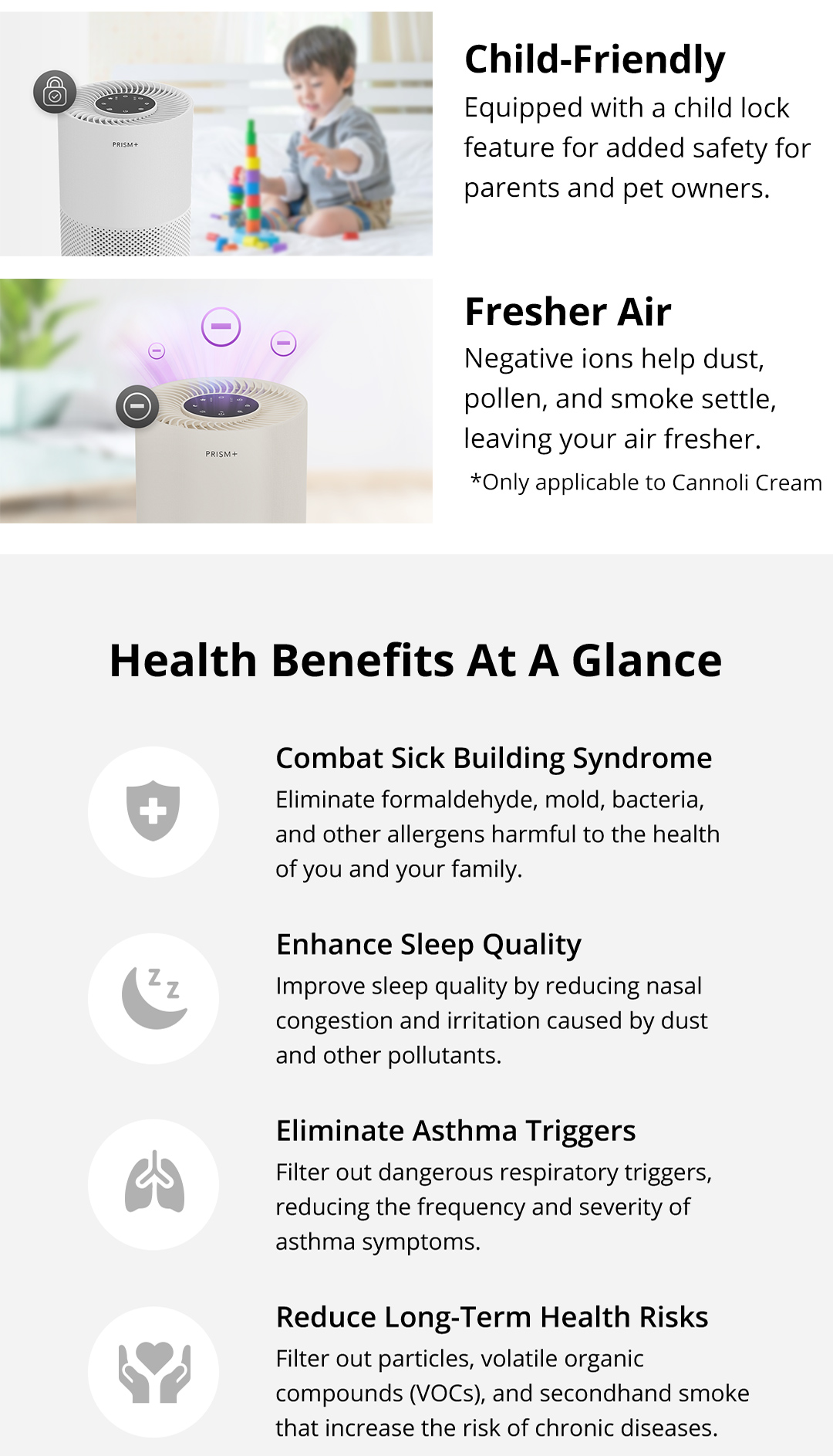 [Vtx Cream Avail] PRISM+ Vortex & Vortex 2c Air Purifier | HEPA H13 ...