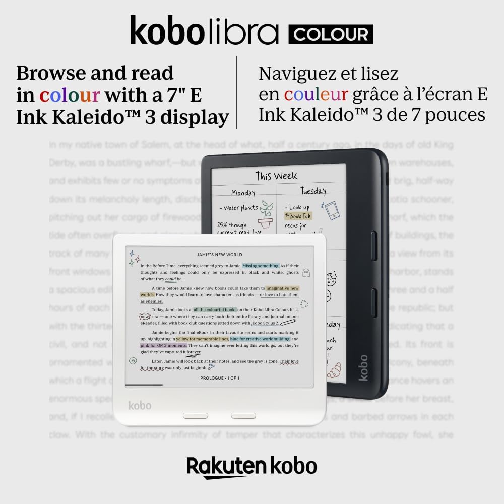 ValueBestAsia ~ Rakuten Kobo Libra Colour 32GB eBook NLB eReader ...