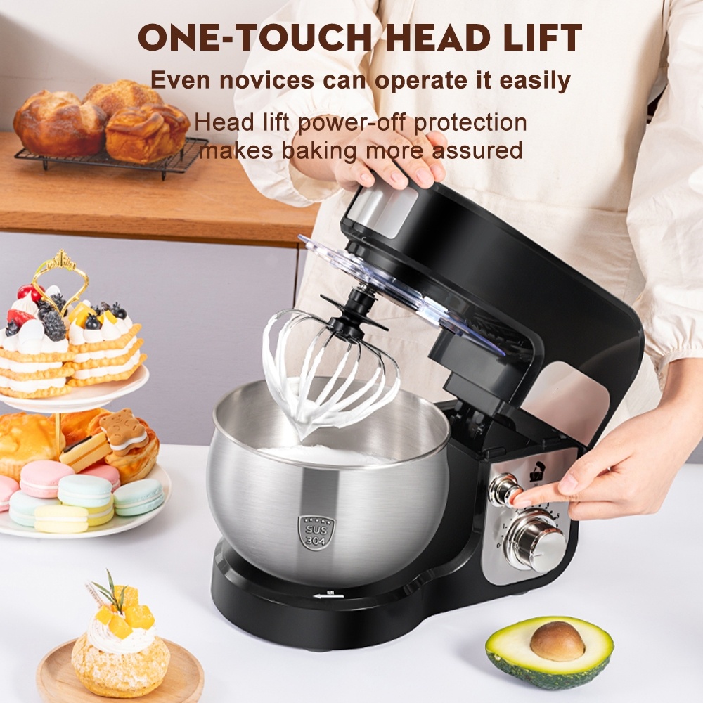 Dough Mixer 3L/5L Stand Mixer Chef Machine Multi-function Whipping ...