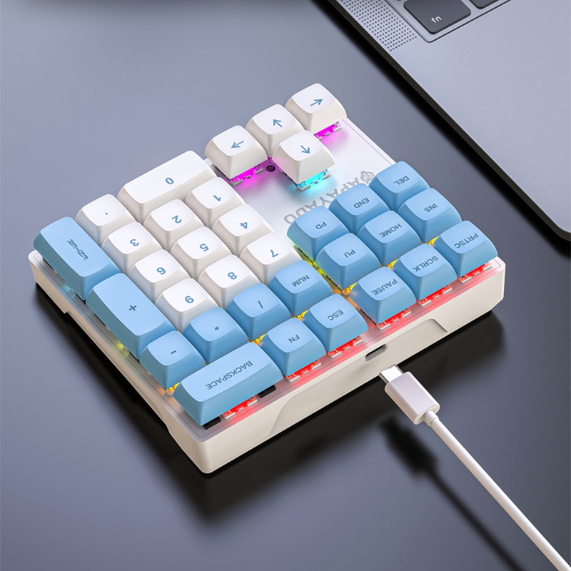 SG丨33Keys Mechanical Numeric Keyboard Numpad Blue Switch Red Switch ...