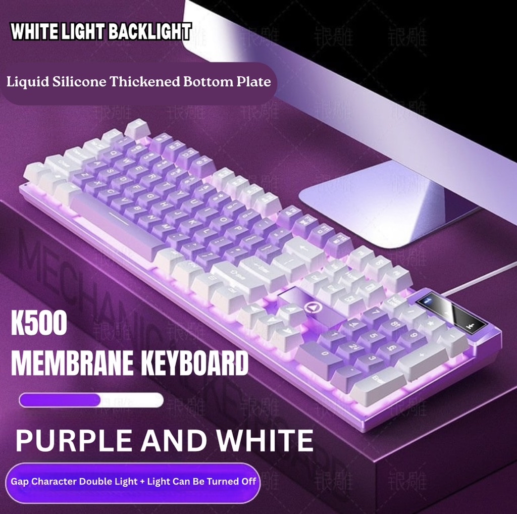 [🇸🇬INSTOCKS] K500 Mechanical Wired Gaming Keyboard - LED Back Light ...