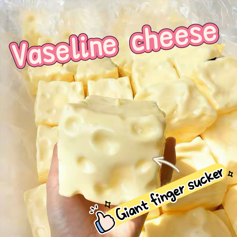 Giant Cheese Soft crunchy Squishy Toy Hadiah Vaseline Filled Slow ...