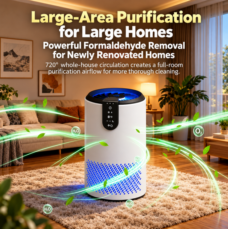 Smart Air Purifier Compact | 5 year filter | Removes 99.97% of haze ...