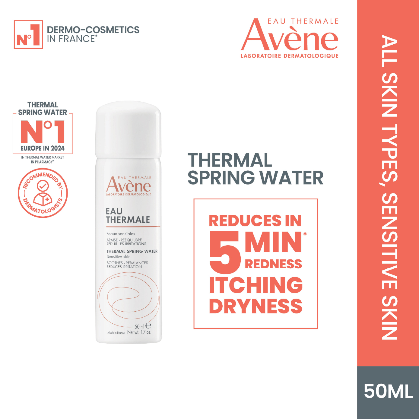 AVÈNE Thermal Spring Water 50ml | Shopee Singapore