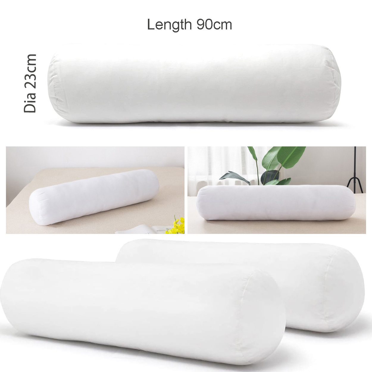 [V.Home] Hugging Comfort Bolster High Quality Soft Polyester Fibre ...