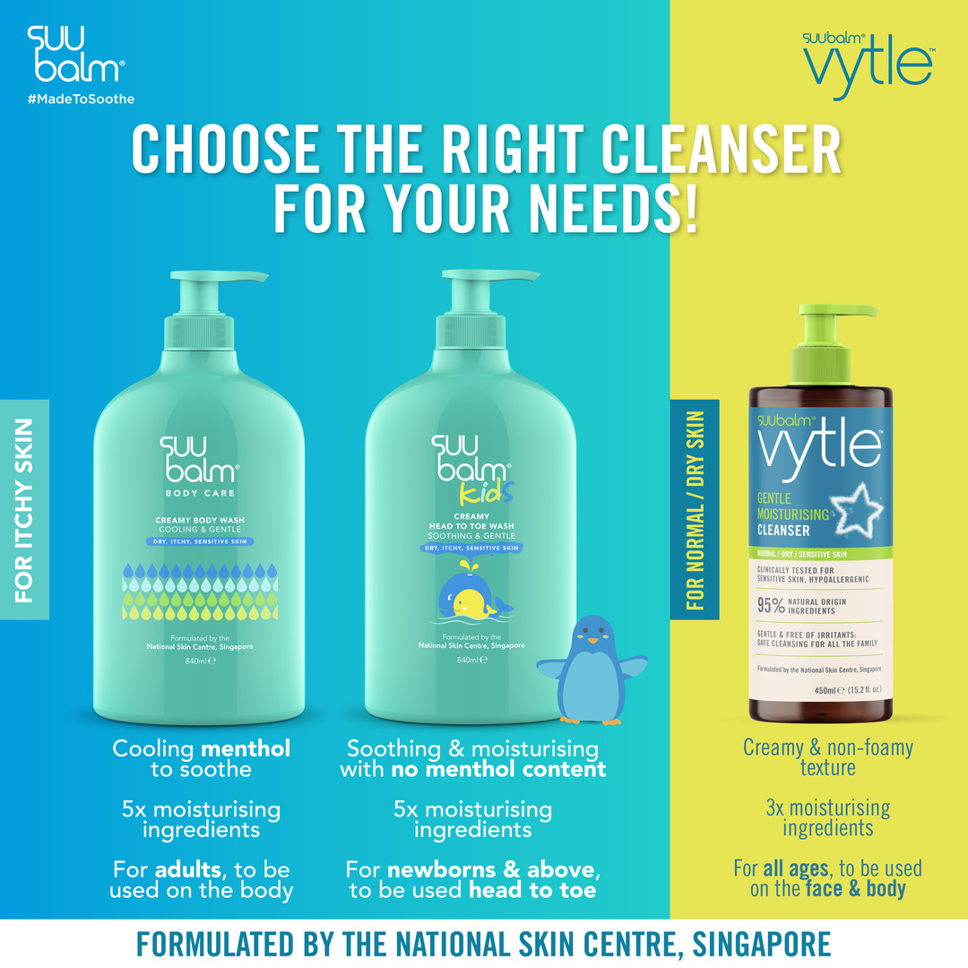 [Adult & Kids/Bundle] Vytle Cleanse and Moisturise Bundle (Cleanser ...