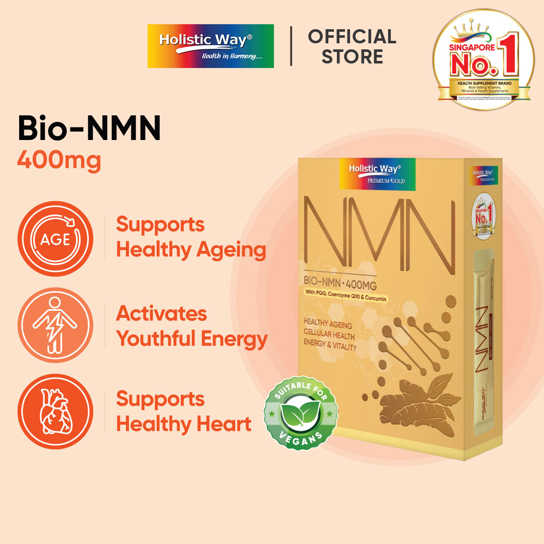 Exp Feb 2027 Holistic Way Bio-NMN 400mg Supplement - Boost NAD+ | Anti ...