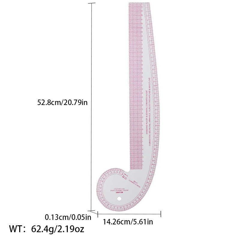 [SG] French Curve Rulers Multi-Functional Garment Pattern-Making Ruler ...