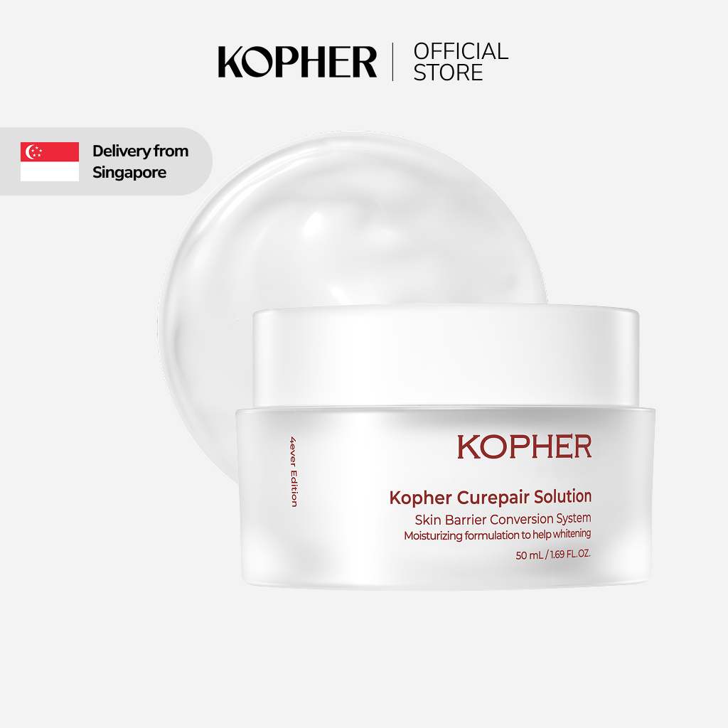 KOPHER Curepair Solution Cream (50mL) - EGF Cream, Redness & Soothing ...