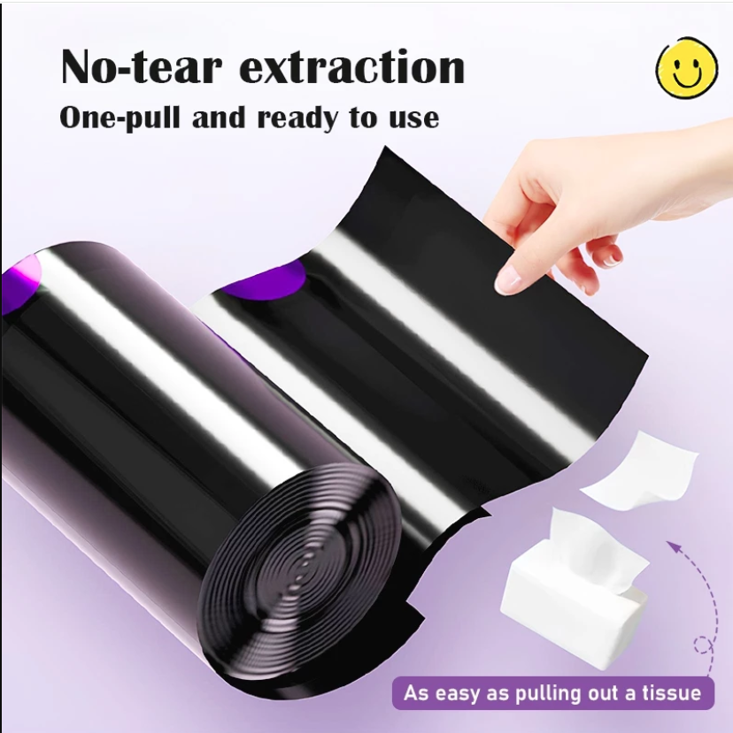 *SG SELLER* 200PCS 45X59cm Rubbish Bag|Pull out Breakpoint Design Trash ...
