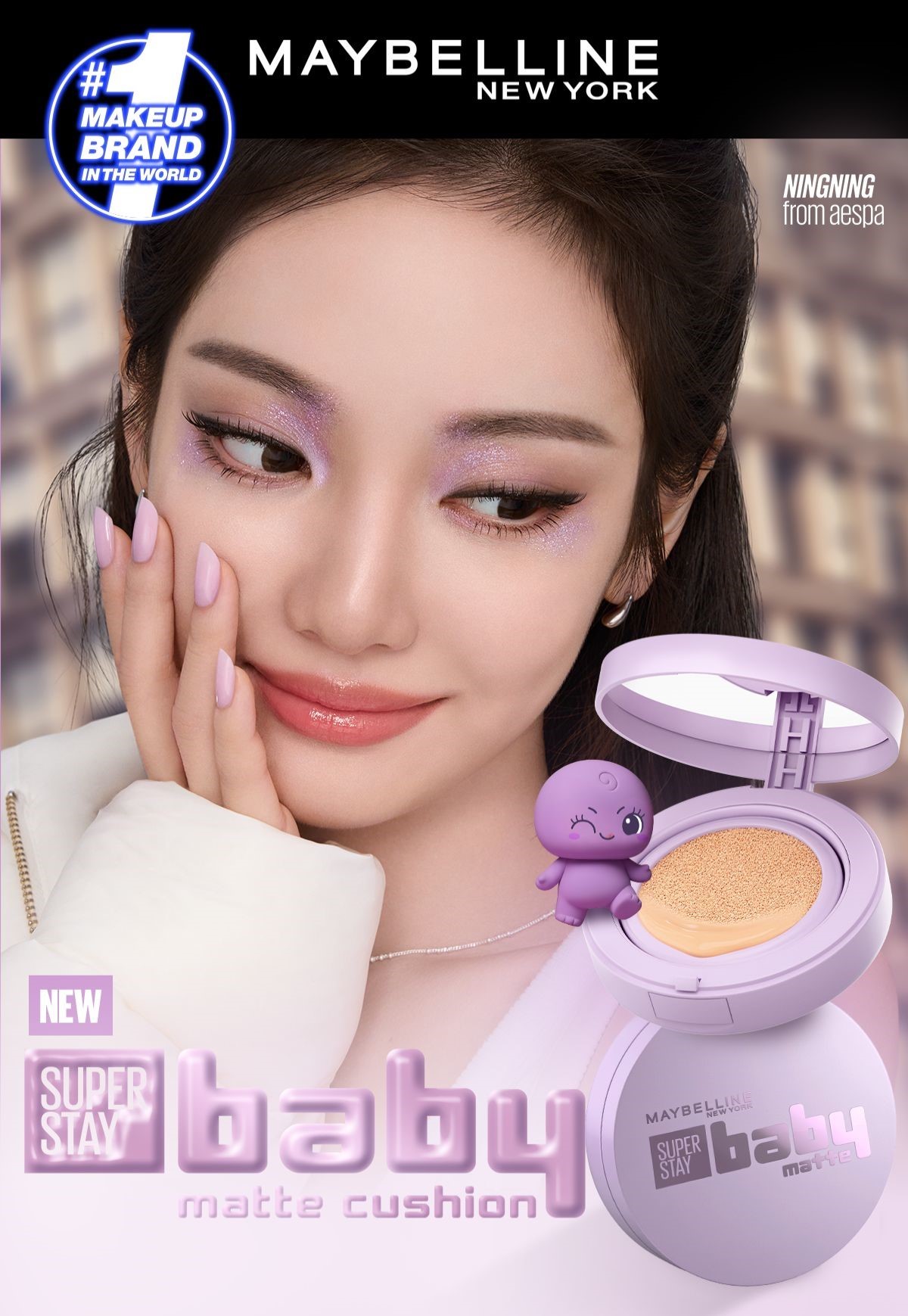 Maybelline Super Stay Baby Matte Cushion Foundation 24h Pore-blurring ...