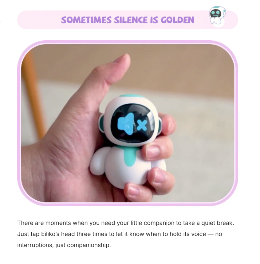 Eiliko Ur Tiny AI Charm Bot That Matches Every Outfit Hanging pet robot ...