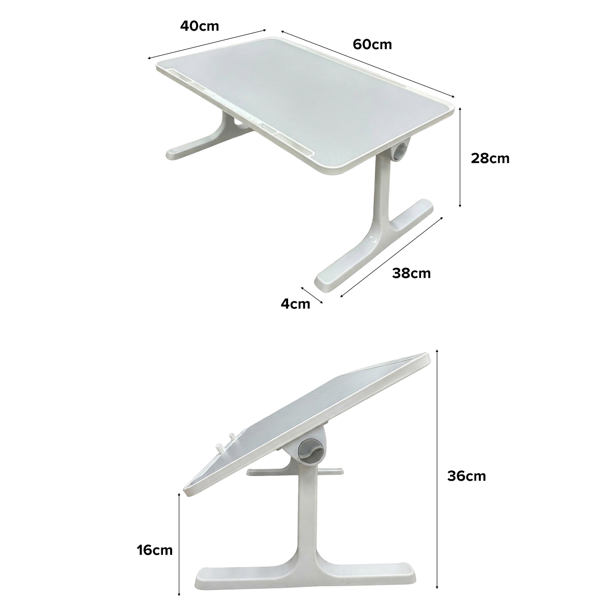 JIJI.SG MANZO ZOLA Laptop Table Stand Space Saving Foldable Computer ...