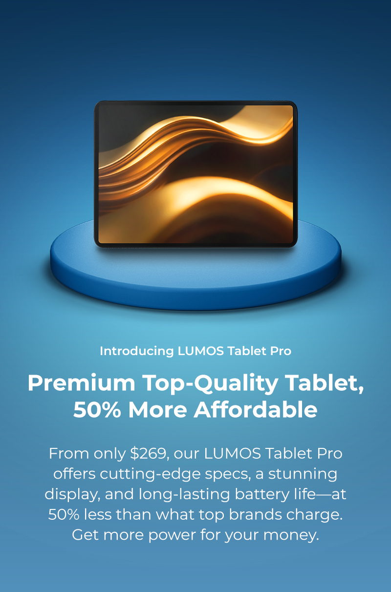 LUMOS Tablet Pro | Best Value 4G Tablet | Shopee Singapore