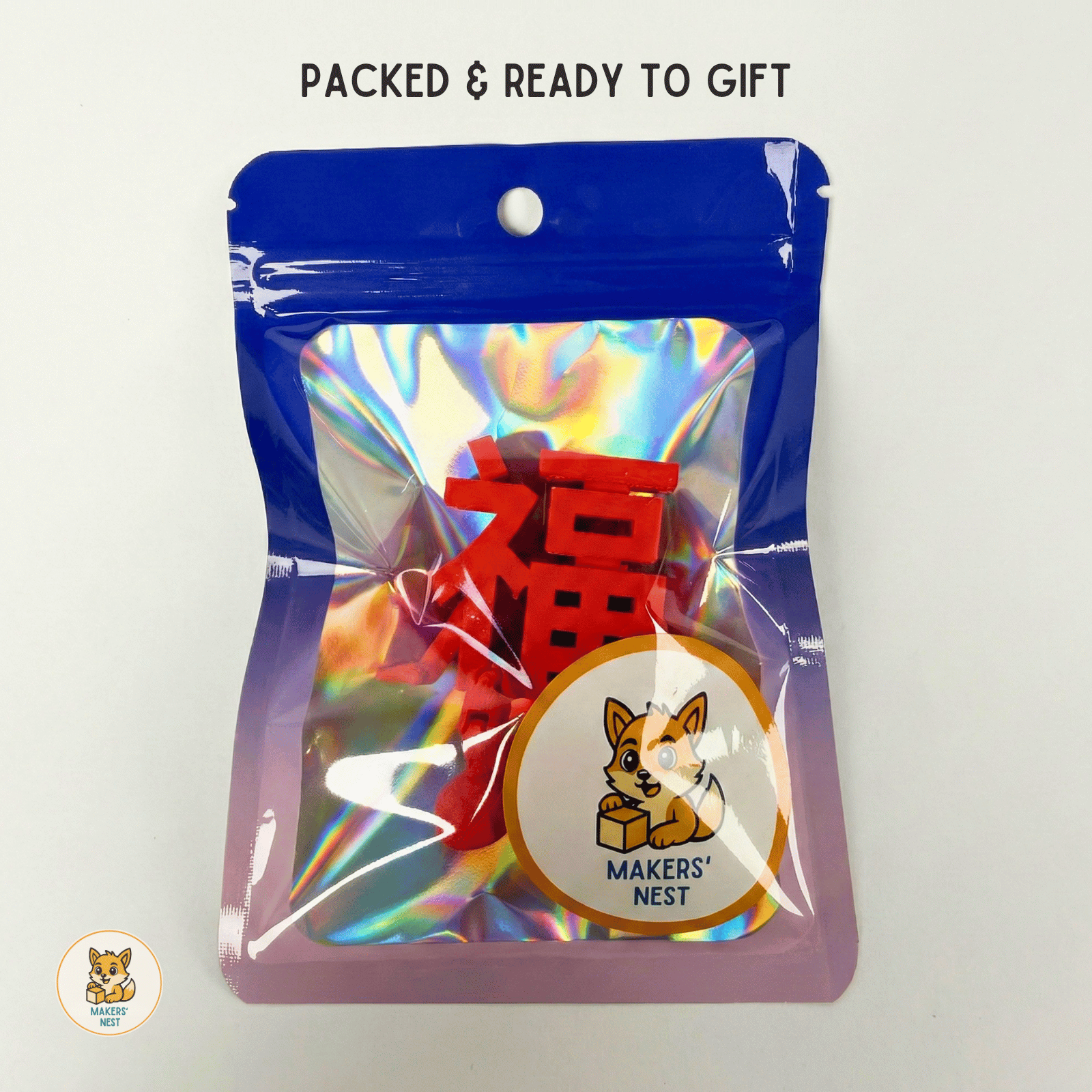Auspicious “福” Flexi Figurine | Prosperity Decor for Chinese New Year ...