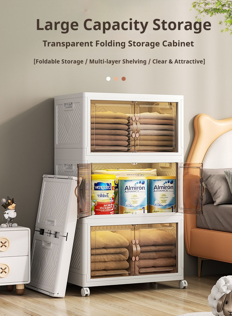 【SG READY STOCK】Foldable lockers Home Organizer storage racks Clothes ...