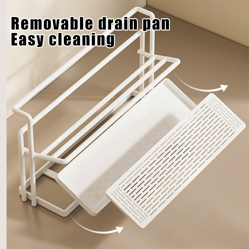 【SG】Stainless steel double-layer drain cup rack, bottle drying rack ...