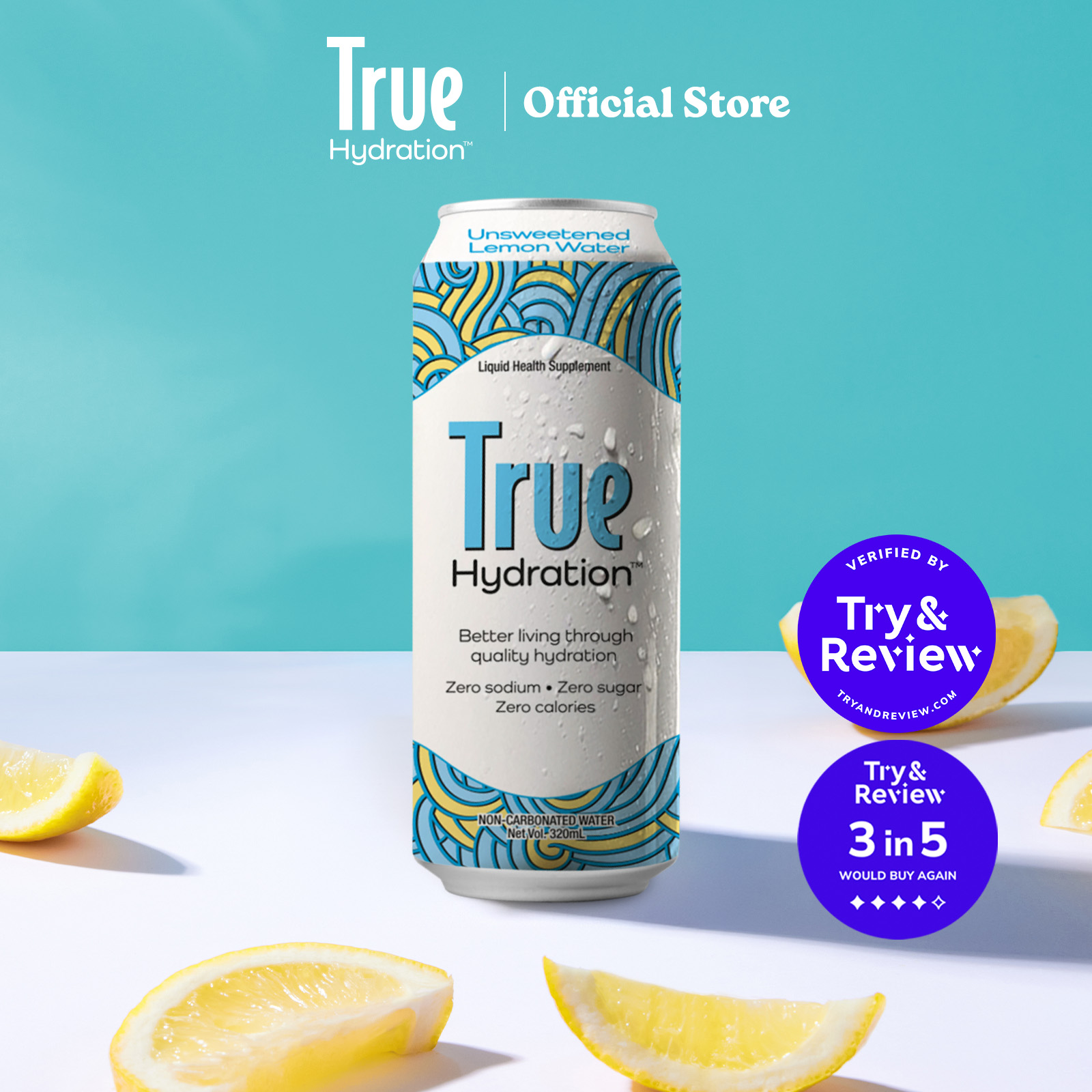 True Hydration™ Electrolyte Drink Zero Sugar 320ml | Daily Hydration ...