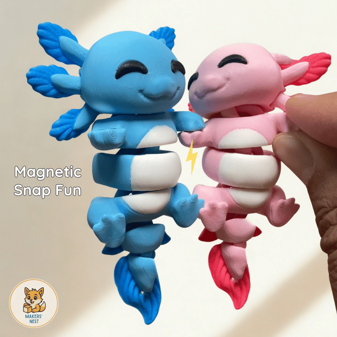 MagnaMates – Ari the Axolotl - Magnetic Flexi Collectible | Valentine’s ...