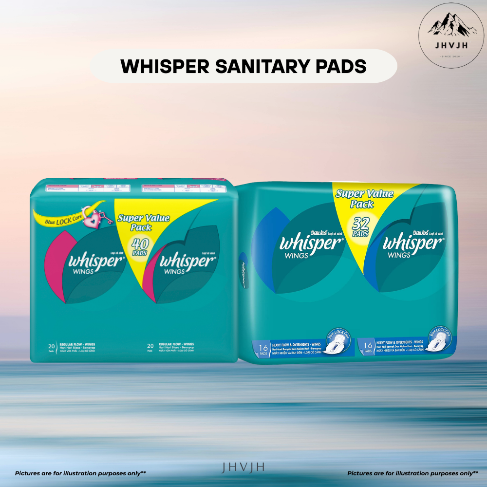 WHISPER SANITARY PADS | Shopee Singapore