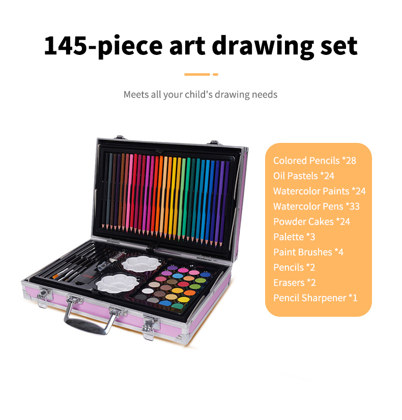 TURTLE 145PCS Children's Paintigg Tool/ Set art painting complete set ...