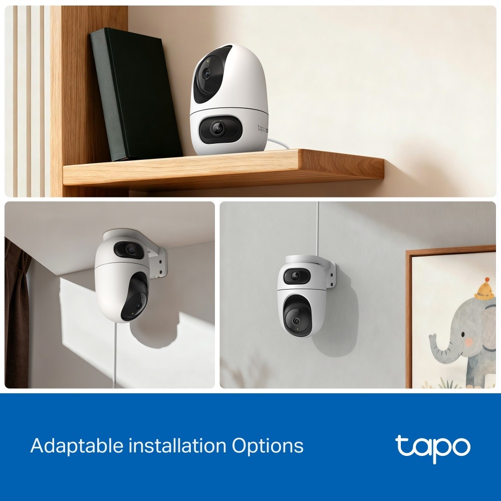 TP Link Tapo C245D Dual Lens Pan/Tilt Security Camera | Shopee Singapore