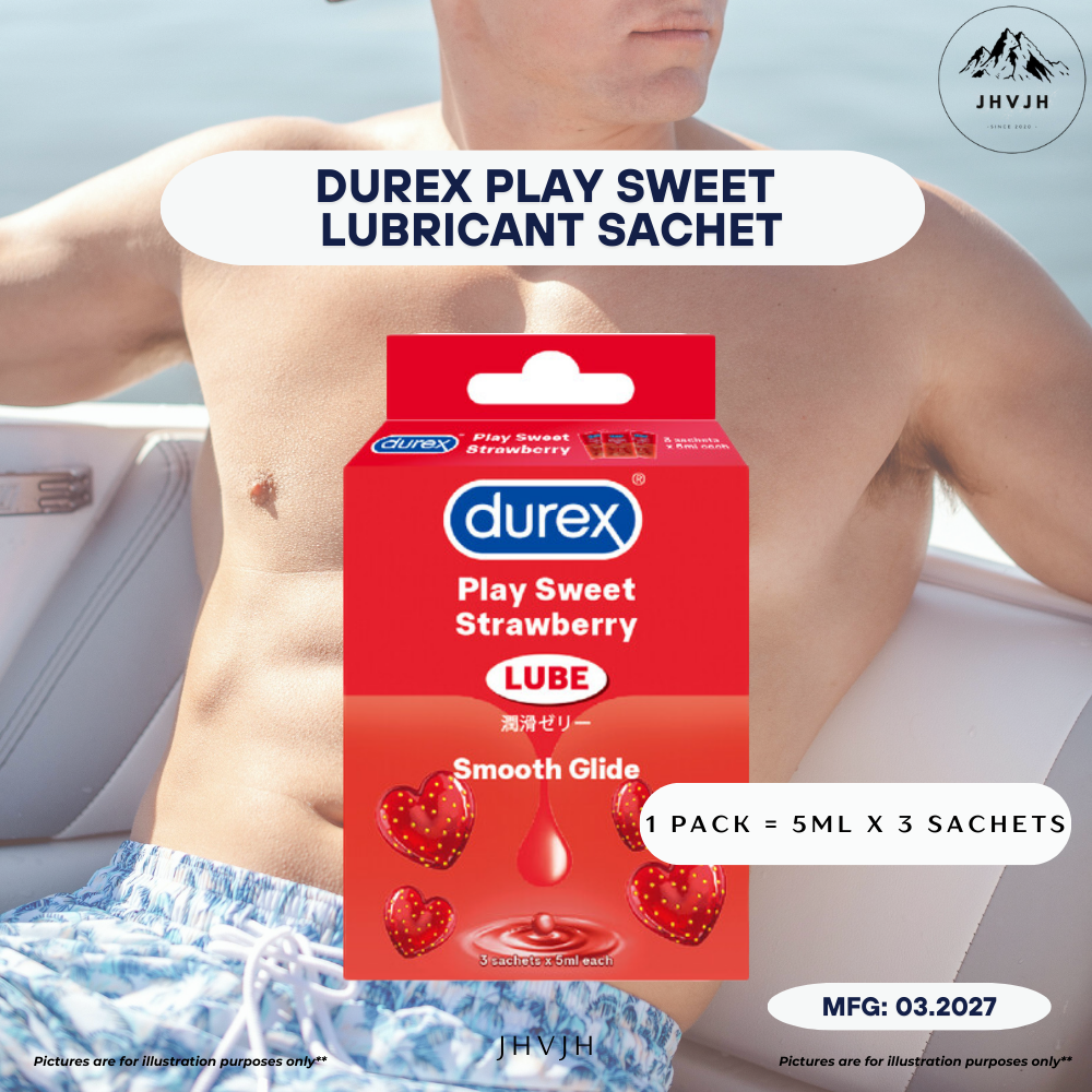 *DISCREET PACKAGING* DUREX PLAY LUBRICANT SACHET 5ML X 3 // AVAIL IN ...
