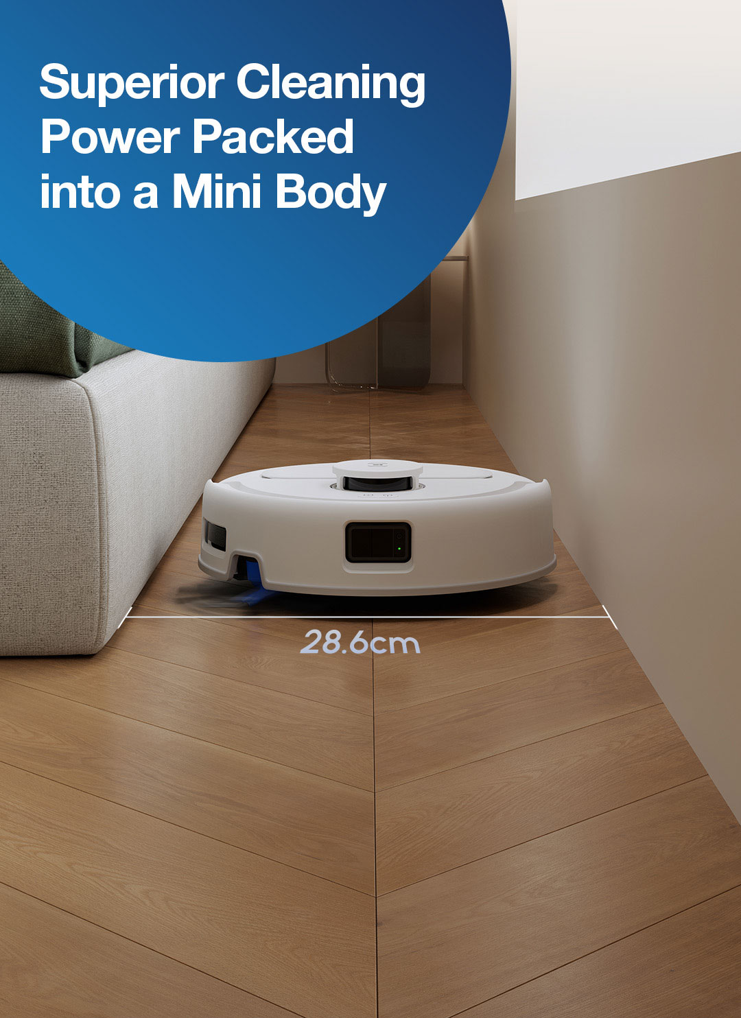 [2026 NEW] ECOVACS DEEBOT Mini 2 Robot Vacuum Cleaner | 10000 PA | 63°C ...
