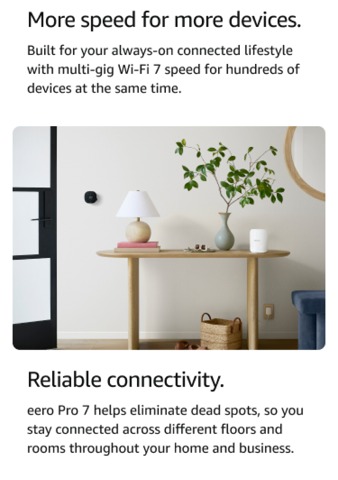 Amazon eero Pro 7 I Mesh Wi-Fi 7 Router I Pro-Level 5 Gbps I 1-2 ...