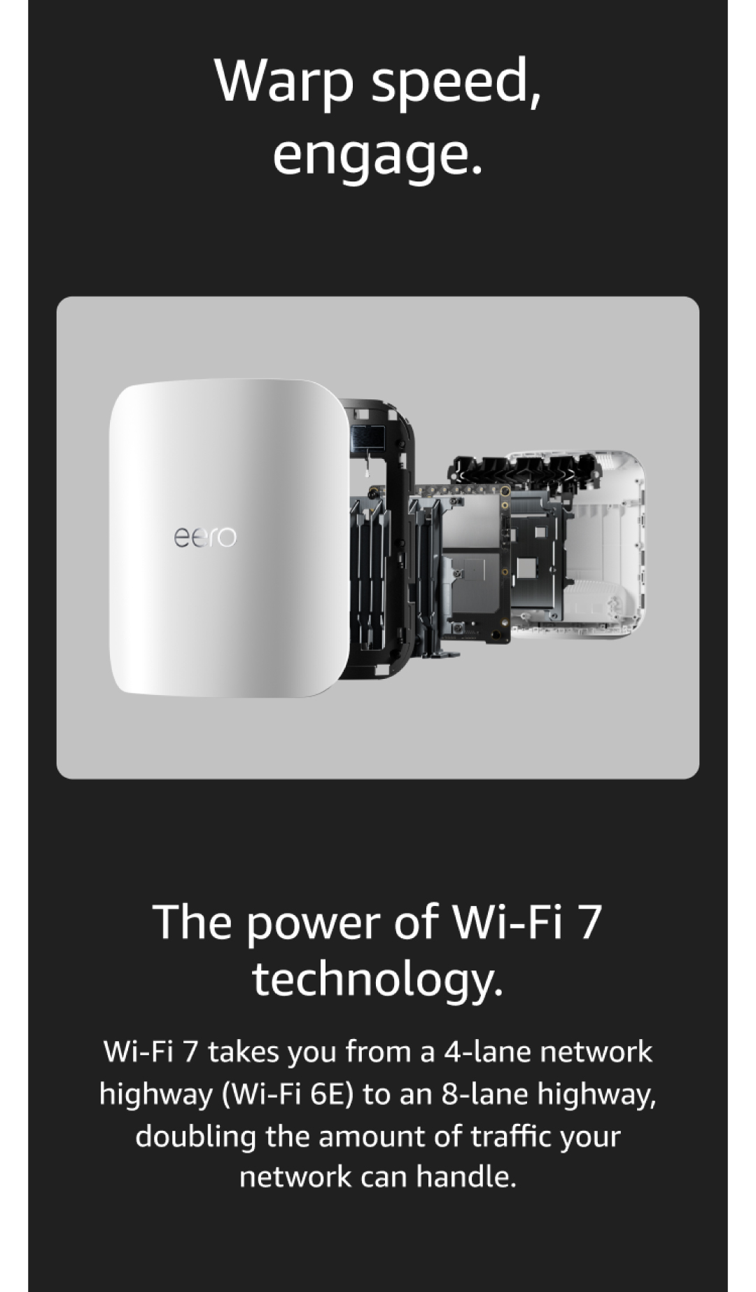 Amazon eero Max 7 I Mesh Wi-Fi 7 Routers I Ultra Fast 10 Gbps I 3-4 ...