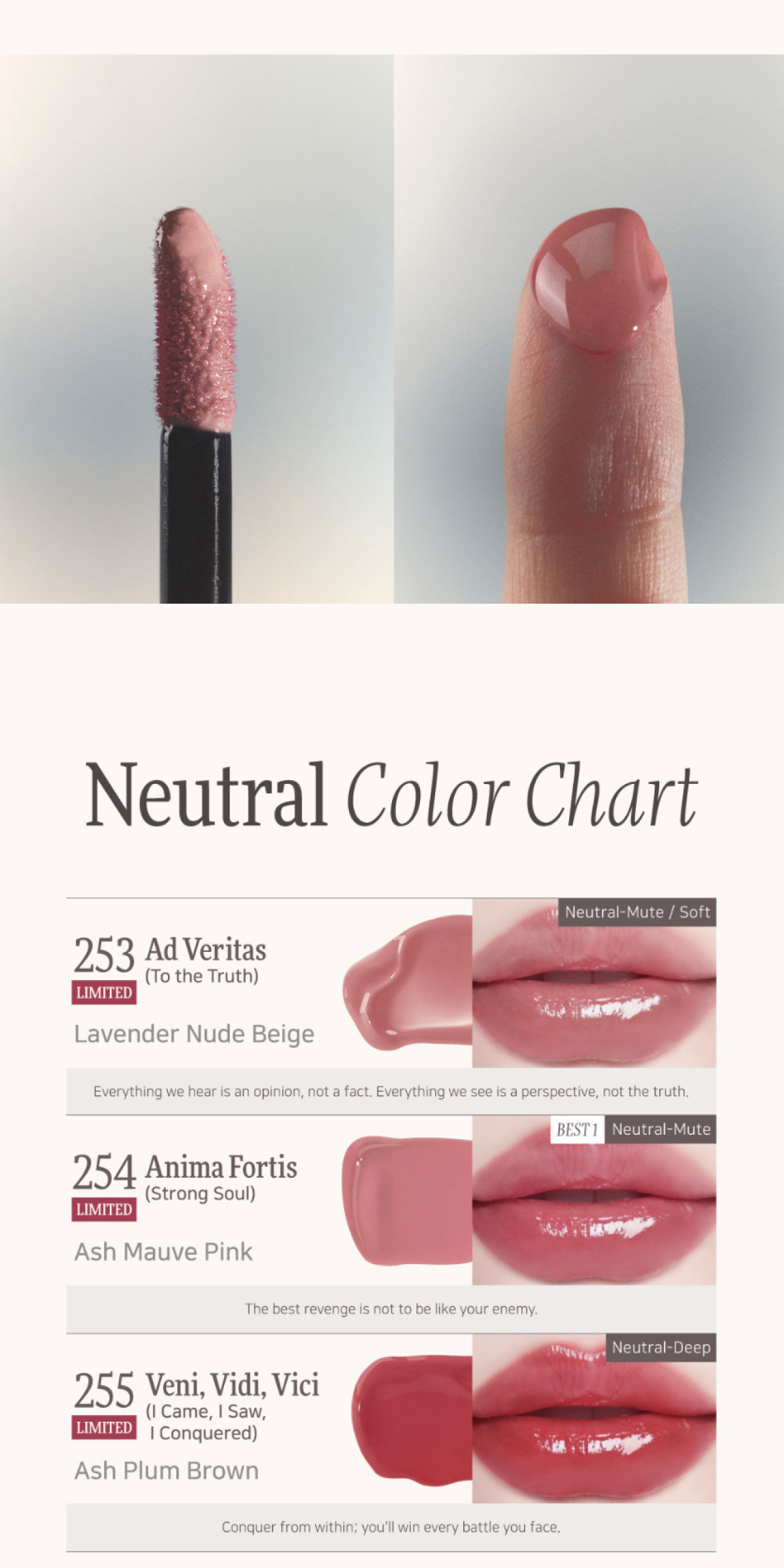 Dinto Marcus Aurelius Collection Blur-Glowy MINI Lip Tint (11 colors ...