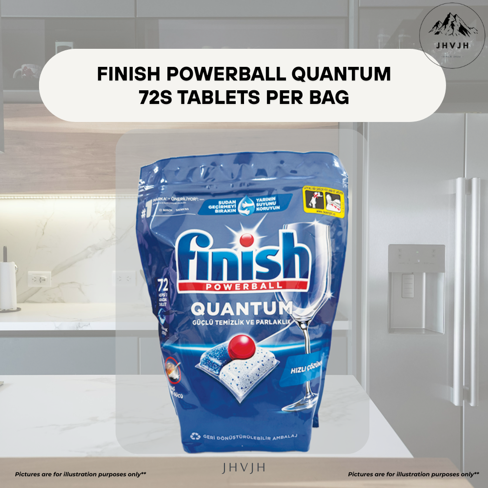 FINISH DISHWASHER TABLETS QUANTUM POWERBALL - AVAILABLE IN 36s / 50s ...