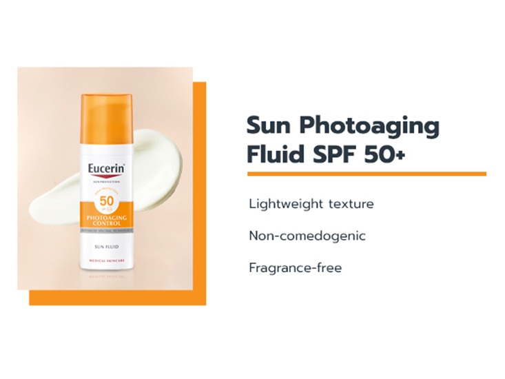 Eucerin Sun Fluid Photoaging Control SPF50+ 50ml | Sunscreen | Sun ...