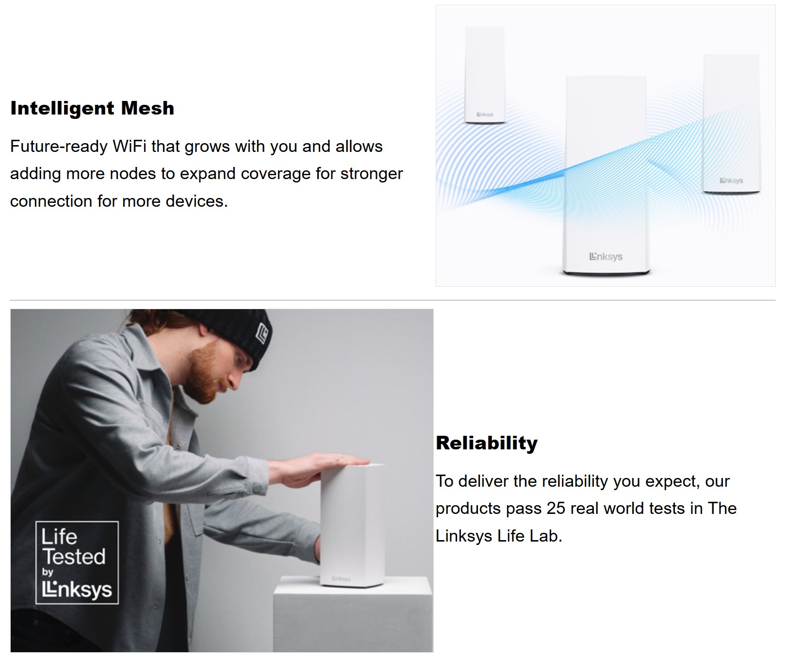 【SG SELLER】Linksys Atlas 6 MX2001 AX3000 Dual Band Mesh WiFi 6 System ...