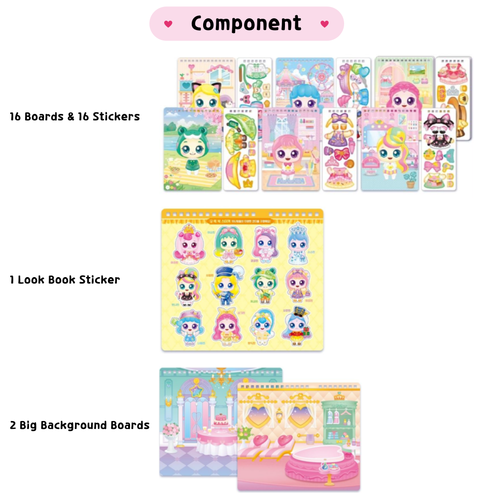 Season 6 Princess Catch Teenieping Stickers Teenieping Costume Stickers ...