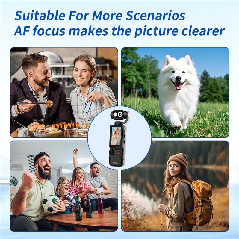 4K HD Hand-held Outdoor Sports Camera Mini Pocket Camera Anti-shake ...