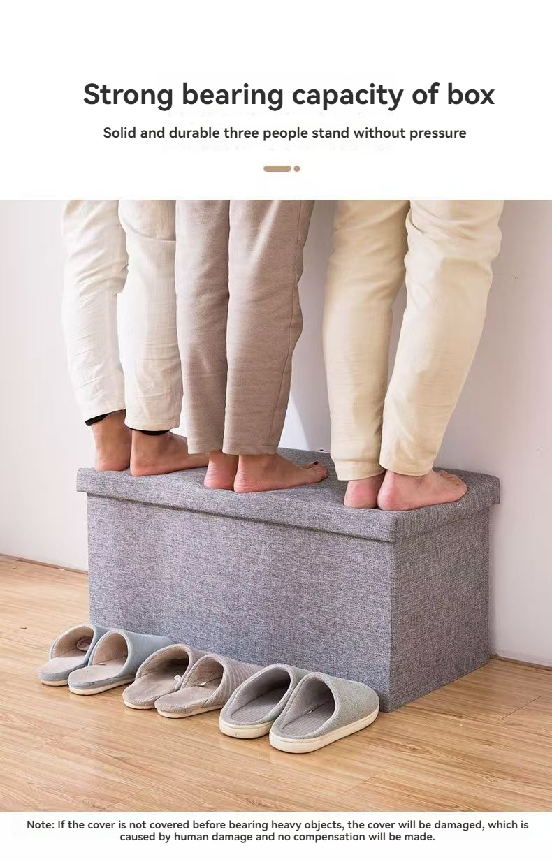 Storage Stool box Leather Sofa Storage Box Large Sofa Chair Bench Seat ...
