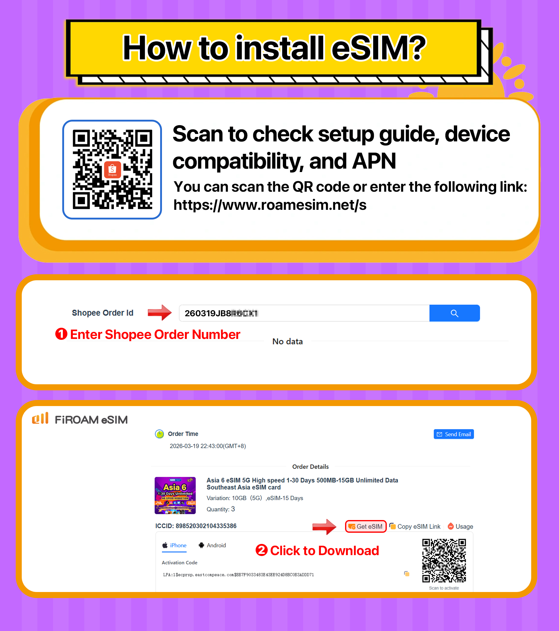 Malaysia eSIM 5G High Speed 1-30 Days 500MB-15GB Unlimited Data Celcom ...