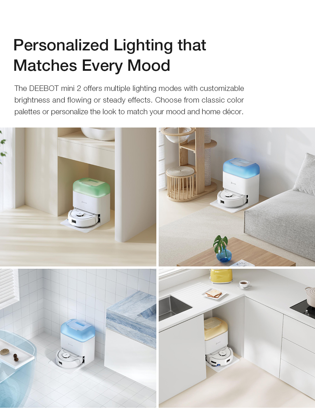 [2026 NEW] ECOVACS DEEBOT Mini 2 Robot Vacuum Cleaner | 10000 PA | 63°C ...