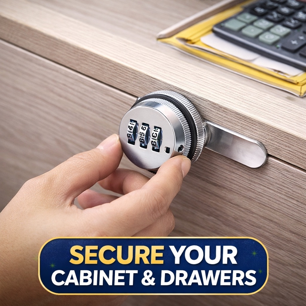 SG FAST DELIVERY 3 Digit Combination Lock Keyless Password Locks HDB ...