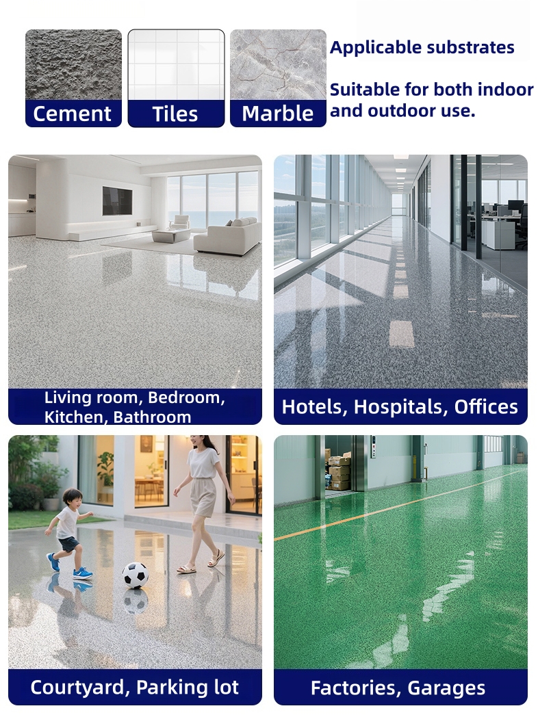 🌱 TicioCizz Glossy Epoxy Sand Flake Coating Self-Leveling 5 in 1 Chip ...