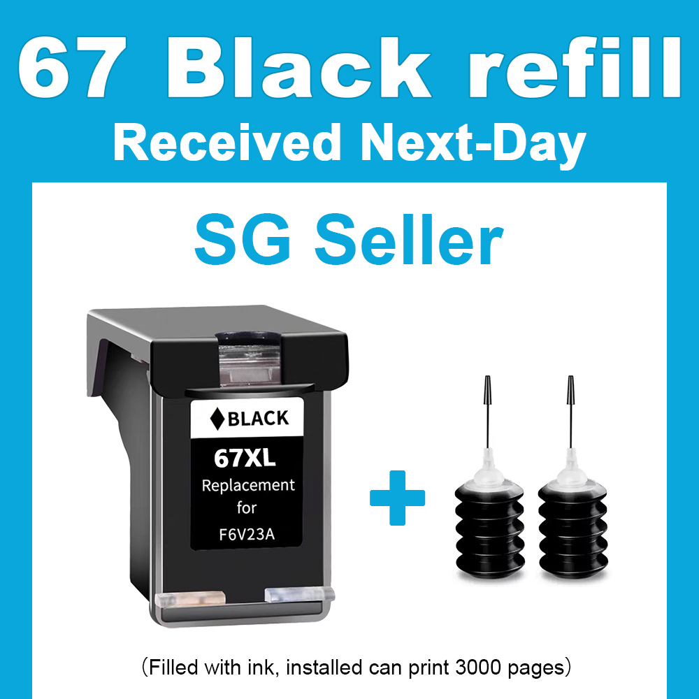 HP 67 HP67 Cartridge HP67XL Ink Cartridge Compatible for HP DeskJet ...