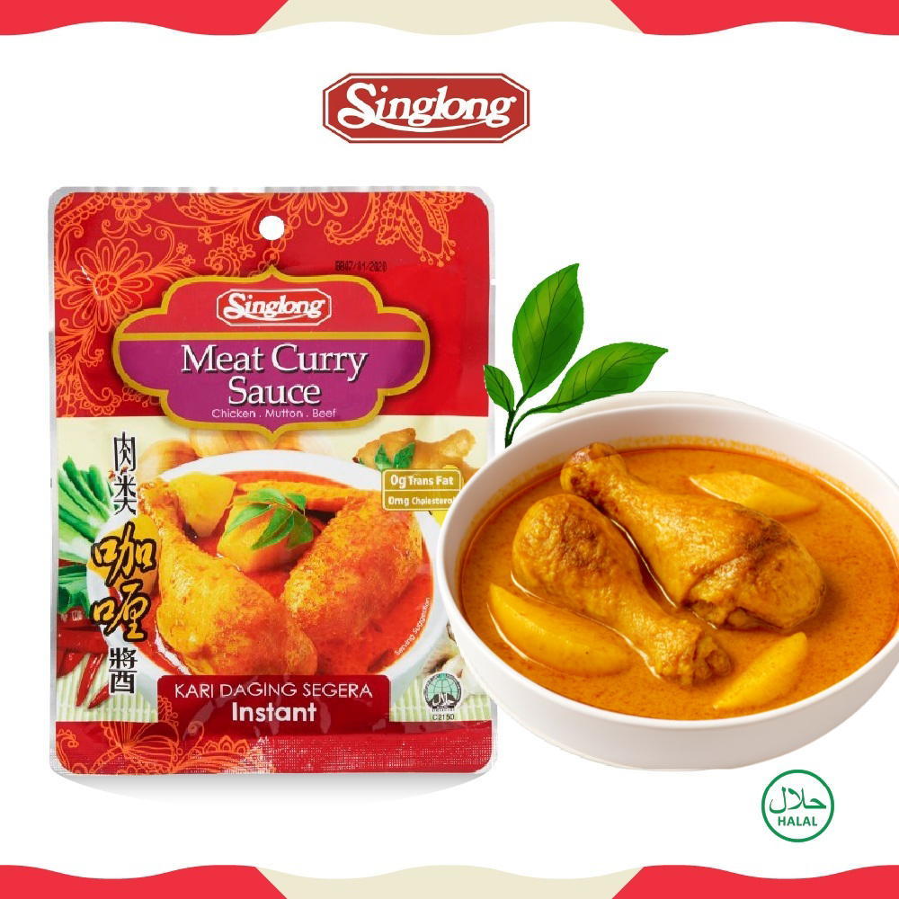 [SING LONG] INSTANT SAUCE [HALAL] - Chicken / Fish Curry, Laksa, Tom ...