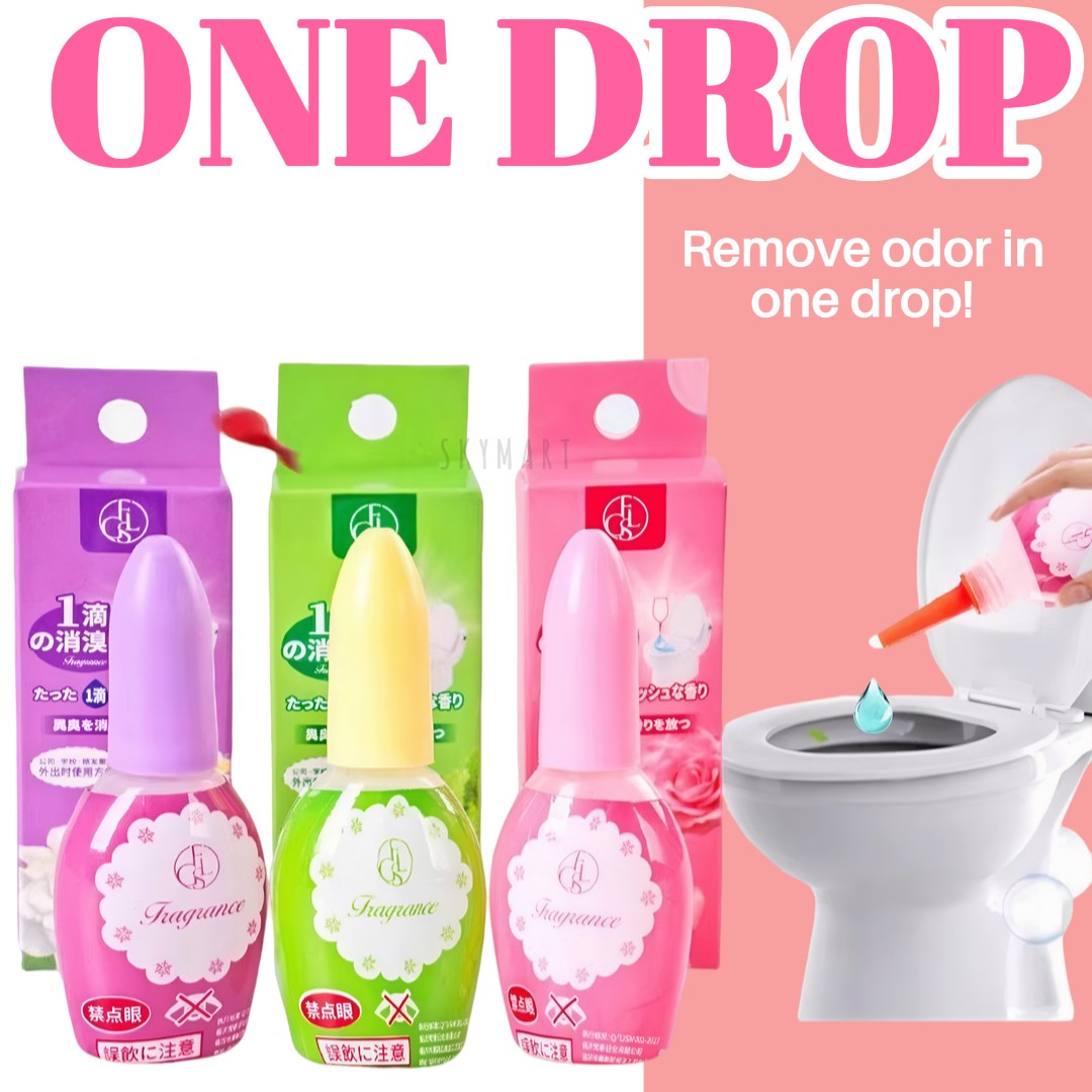 One Drop Toilet Deodorizer | Instant Odour Remover | Anti-Bacterial ...